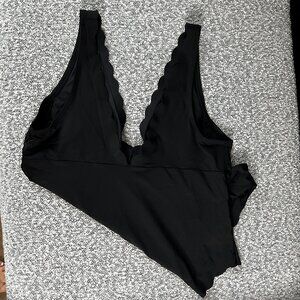 H&M Black One-Piece Swimsuit – Size XL